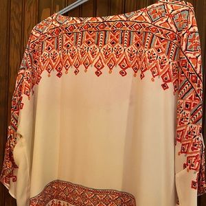 Boho mid sleeve blouse